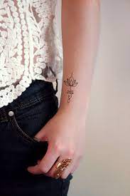 Afbeeldingsresultaat Voor Unalome Lotus Back Tatovering Liten Tatoveringer Liten