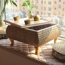 Gartenmobel Zubehor Tische Bambus Couchtisch Tatami Balkon Tisch Straw Erker Im Wohnzimmer Profess In 2020 Couchtisch Kleiner Couchtisch Tisch