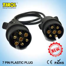 Find 7 pin trailer connector wiring now. Tirol 7 Pin Plastic Plug Black Trailer Wiring Cable Connector 12 N Type X2 12n Plugs 8 2m T23487b Cable Connector Plug Cable Harnessconnector Fc Aliexpress