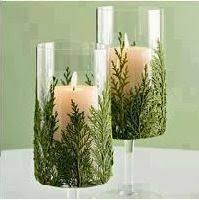 Dogal Gorunumlu Mumluk Yapimi Holiday Centerpieces Christmas Candle Evergreen Candle