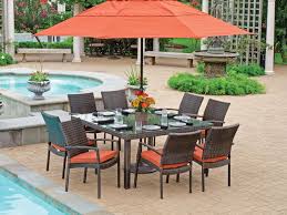 Havana 9 Pc Aluminum Resin Wicker Dining Set Fortunoff Backyard Store Patio Wicker Dining Set Wicker Kitchen Furniture