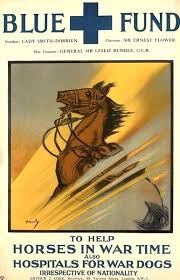Blue Cross Fund John Hassall War Relief Poster By Docarelle Via Flickr War Horse Wwii Posters Ww1 Posters