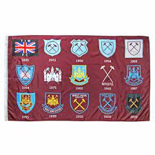 Claret membership also includes an exclusive limited edition gift pack, themed around mark noble for this year as mr west ham enters the 18th and final season of his wonderful hammers career. West Ham 125 Crest History Flag