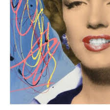 Marilyn Classic (Blond), Ringo Original Hand Pulled Zeefdruk en Mixed Media  Schilderij op Canvas- Inclusief COA- Ringo Pop Art Original