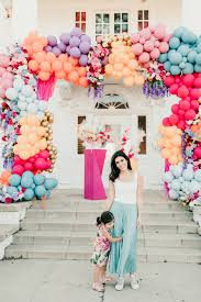 Virtual birthday ideas for the younger crowd. Bright Balloon Filled Drive By 3rd Birthday Party Kids Parties 100 Layer Cake