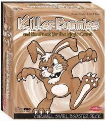 Amazon.com: Playroom Entertainment Killer Bunnies & The Quest for The Magic Carrot  Caramel Swirl Booster Deck Board Games : Toys & Games