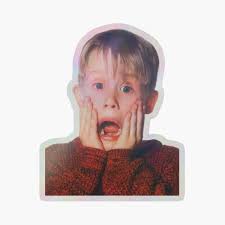 Poster for Sale avec l'œuvre « Kevin Mcallister seul à la maison crier » de  l'artiste Laynefable21