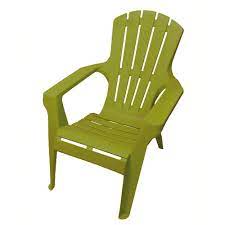 Get free shipping on qualified plastic adirondack chairs or buy online pick up in store today in the outdoors department. Gracious Living Adirondack Outdoor Chair In Tulip Leaf Green The Home Depot Canada