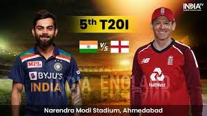 The england tour of india in 2021 includes five t20s, three odis and four tests while india tour of england includes five test matches. Highlights India Vs England 5th T20i India Claim Series 3 2 With 36 Run Win In 5th T20i Cricket News India Tv