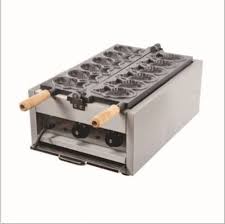 Electric 6pcs Fish Taiyaki Making Machine Open Mouth Taiyaki Maker Electric Taiyaki Maker Elecric Fish Cake Waffl Waffle Machine Making Machine Waffle Cake