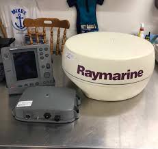 Raymarine Rl70c Chart Plotter Raymarine Radar Dome And Dsm 250 Fish Finder Module