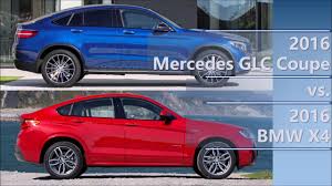2016 Mercedes Glc Coupe Vs 2016 Bmw X4 Comparison Youtube