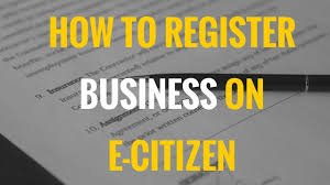E Citizen Business Registration How To Register Your Business 2018 Youtube