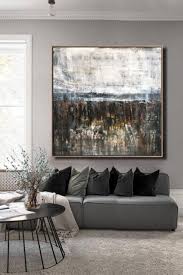 Large Wall Art Canvas Oversize Painting Brown Painting White Painting Gray Painting Living Room Wall Large Canvas Wall Art Large Wall Art Grey Painting