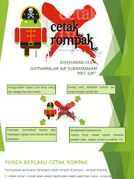 Hal ini kerana barang cetak rompak dapat memenuhi cita rasa pengguna yang kurang mampu. Cetak Rompak