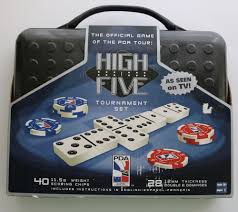High Five Pda Tournament Domino Set 40 Chips 28 Double 6 Dominoes Dominoes Set Domino Tournaments