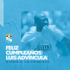 Luis advincula of sporting cristal celebrates scoring the second goal of his team against inti gas during a match between sporting cristal and inti. Salud Advincula Hoy Celebramos El Club Sporting Cristal ÙÛØ³Ø¨ÙÚ©