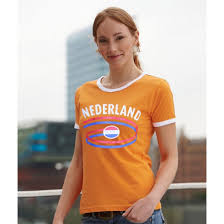 Het knvb webcare team beantwoordt graag je. Oranje Dames Shirt Nederland Landen Vlag T Shirts Bellatio Warenhuis
