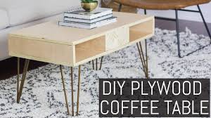 The above diy coffee table has a faint resemblance to marble, but if you want to replicate a real doppelgänger, there are a few easy strategies to achieve a luxe effect. Diy Plywood Coffee Table Erin Spain