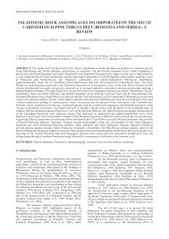 Insulele maldive pe harta : Pdf Palaeozoic Rock Assemblages Incorporated In The South Carpathian Alpine Thrust Belt Romania And Serbia A Review