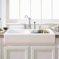 Lyons Industries Dks Deluxe Apron Front Dual Basin Acrylic Kitchen Sink Deep Sink Kitchen Apron Sink Kitchen White Farmhouse Sink