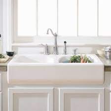 Tailor your sink style and installation to your shown: Lyons Industries Dks Deluxe Apron Front Dual Basin Acrylic Kitchen Sink Farmhouse Sink Kitchen Deep Sink Kitchen Apron Sink Kitchen