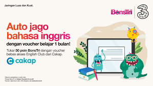 World's largest english to indonesian dictionary and indonesian to english dictionary online indonesian translation from modern english to indonesian dictionary online for the word tukar: 3 Indonesia Ø¯Ø± ØªÙˆÛŒÛŒØªØ± Belajar Bahasa Inggris Dari Rumah Makin Menyenangkan Dengan Dapetin Voucher Belajar 1 Bulan Dari Triindonesia Cukup Tukar 50 Poin Bonstri Dengan Voucher Bebas Akses English Club Dari Cakap