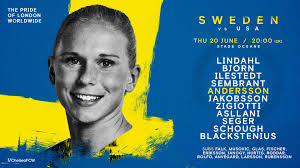 Jonna Andersson makes her first start at the FIFA Women's World Cup as  Sweden take