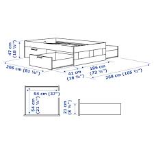 2 stück ikea brimnes bett schubladen mit gebrauchen spuren,pro stücke 8 euro. Brimnes Bettgestell Mit Schubladen Weiss Lonset Ikea Deutschland