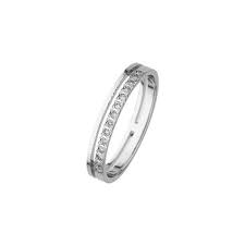 Les diamants sont de couleur g et de pureté si1 pour un poids total de 0,44 carat. Alliance Deux En Un Or Et Diamant Pour Femme Bijoux Rigal Fils