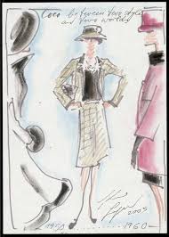 The Chanel Little Black Jacket Of Past And Present Dessin De Mode Idees Esquisses Et Citation Coco Chanel