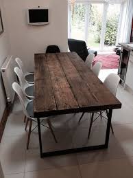 Reclaimed Industrial Chic 6 8 Seater Dining Table Bar Cafe Etsy 8 Seater Dining Table Restaurant Furniture Dining Table