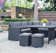 Rattan Alum Frame Outdoor Furniture with Handmade Garden Leisure Sofa Set