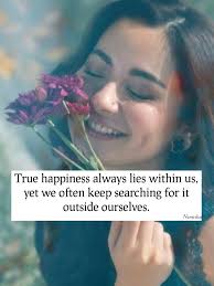 Finding happiness in inner peace