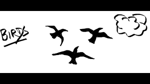 Easy Kids Drawing Lessons How To Draw Flying Birds Youtube How to draw a blackbird. easy kids drawing lessons how to draw flying birds
