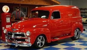 Image result for Red 1954 Truck