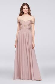 Off The Shoulder Lace And Chiffon Corset Gown City Triangles
