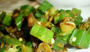 Side dish | recipe cuisine: Indian Food Okra Indian Summer