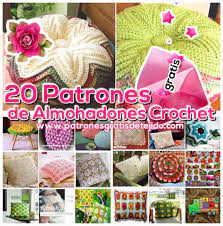 Colección de labores de punto. 21 Patrones De Almohadones Para Tejer Al Crochet Coleccion De Los Viernes