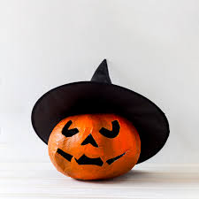 Add acrylic or glaze kit. Free Photo Jack O Lantern In Witch Hat