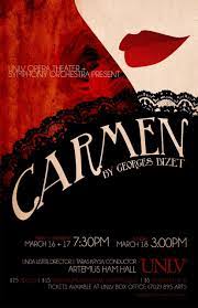 Choose one or two of the main themes from the composition you're working with. Carmen Georges Bizet Opera Ballet Posters Theatre Poster
