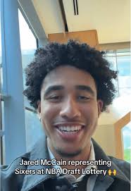 Jared McCain Shines at the 2025 NBA Draft Lottery