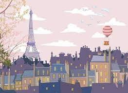 Roof S Paris Mural Pink Children Wallpaper Of Paris Nursery Paris Wallpaper Paris Mural For Girl In 2021 Paris Wallpaper Cute Laptop Wallpaper Pink Wallpaper Laptop