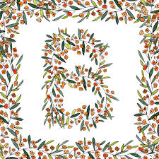 Find & download free graphic resources for pattern flower. Letter B Of The English And Latin Floral Alphabet A Colorful Stock Photo Picture And Royalty Free Image Image 152811901