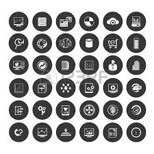 Big Data Information Technology Icons Set Big Data Technologies Technology Icon Icon Set