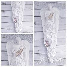 Engel Powertex Wanddekoration Rosen Weihnachten Weiss Dekoideen Deko Dekoration Landhausstil Shabby Shabby Dekoration Engel Und Feen Wanddekoration