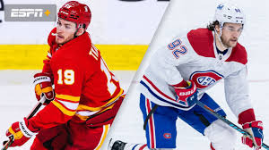 The calgary flames host the montreal canadiens for three straight games starting friday night that might determine the the flames are a much heavier team then the canadiens and will need to use their size to make space against this quick. Calgary Flames Vs Montreal Canadiens Espn Play