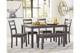 Shop at ebay.com and enjoy fast & free shipping on many items! Bridson Dining Table And Chairs With Bench Set Of 6 Ashley Furniture Homestore
