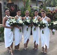 Shona Joy Knot Draped Dress Ivory Bridesmaid Dresses Ankle Length Bridesmaid Dresses Bridesmaid