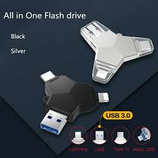 Iflashdrive 64gb 4 In 1 Usb Otg Flash Drive For Android Type C I Phone Laptop Unbrandedgeneric Flash Drive Usb Otg